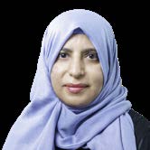 Portrait of Dr Fakhriya J Alalawi, faculty member