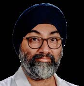 Portrait of Prof Bharat Sachdeva, faculty member