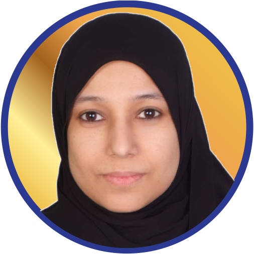 Portrait of Dr Amna Al Hadari, faculty member