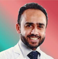 Portrait of Dr Fadel Al Rowaie, faculty member